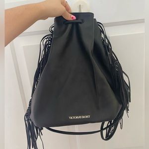 Victoria Secret Drawstring Tassle Bag